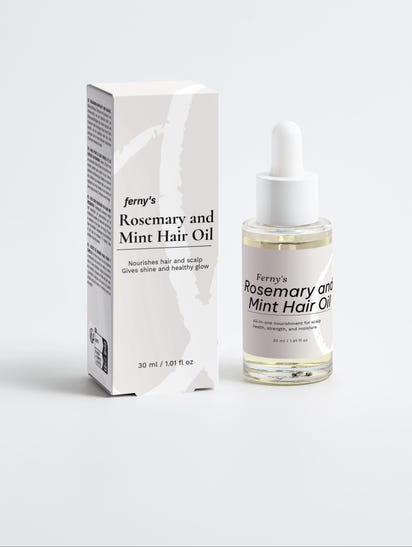 Ferny's Rosemary and Mint Hair Oil