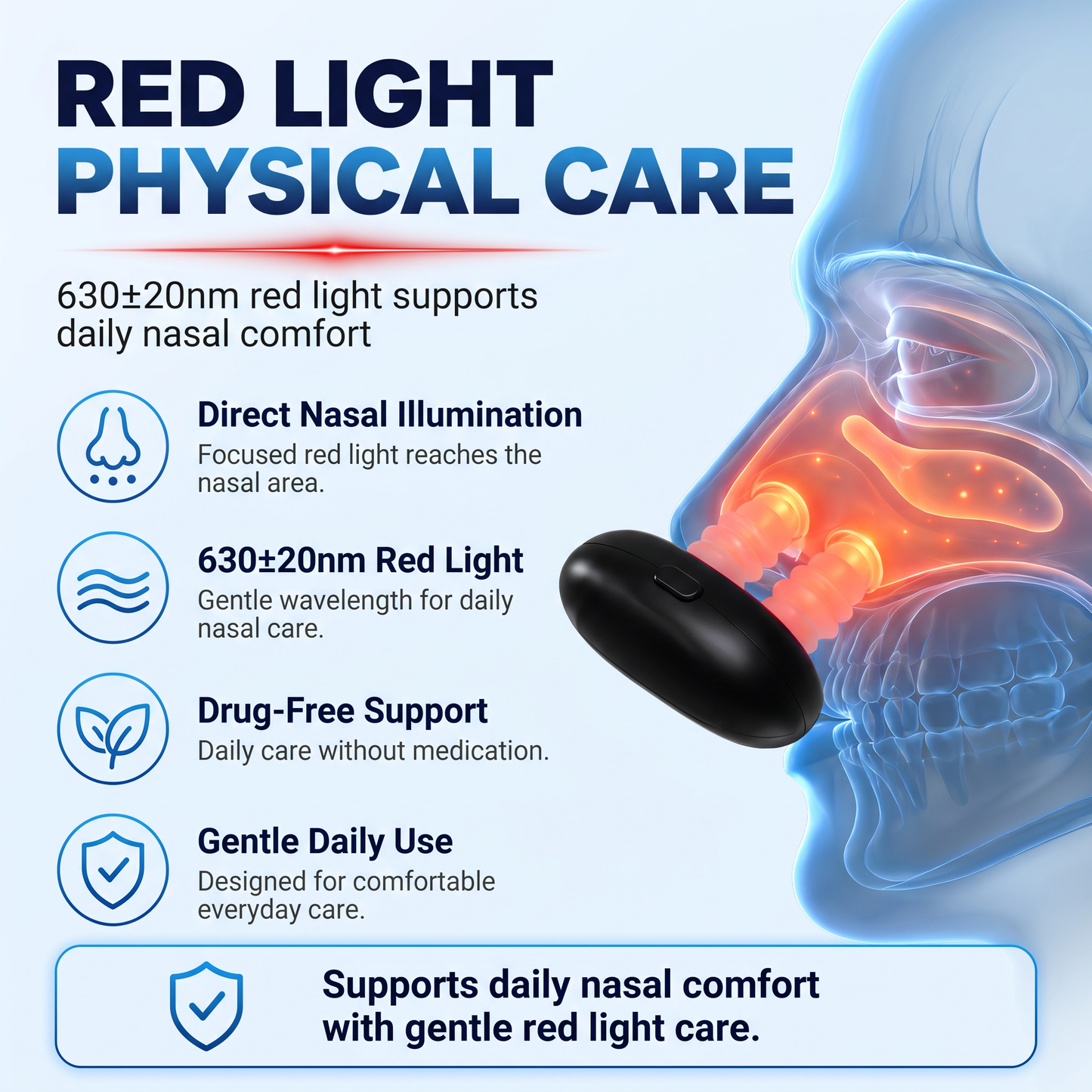 BreatheRelief™ - Red Light Nasal Relief