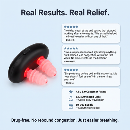 BreatheRelief™ - Red Light Nasal Relief