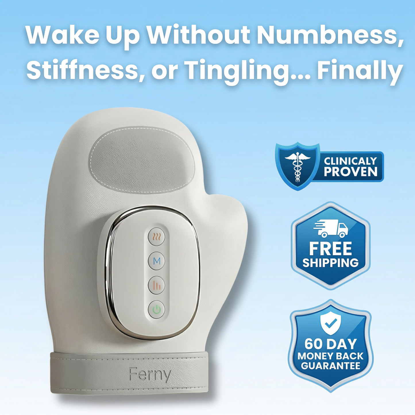 FernyRelief™ – Heated Hand Massager
