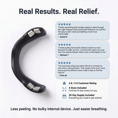 The NightBridge - Magnetic Nasal Dilator