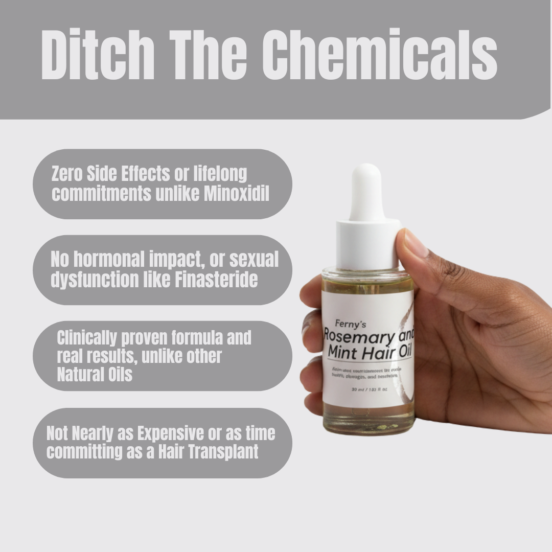 Ferny's Rosemary and Mint Hair Oil