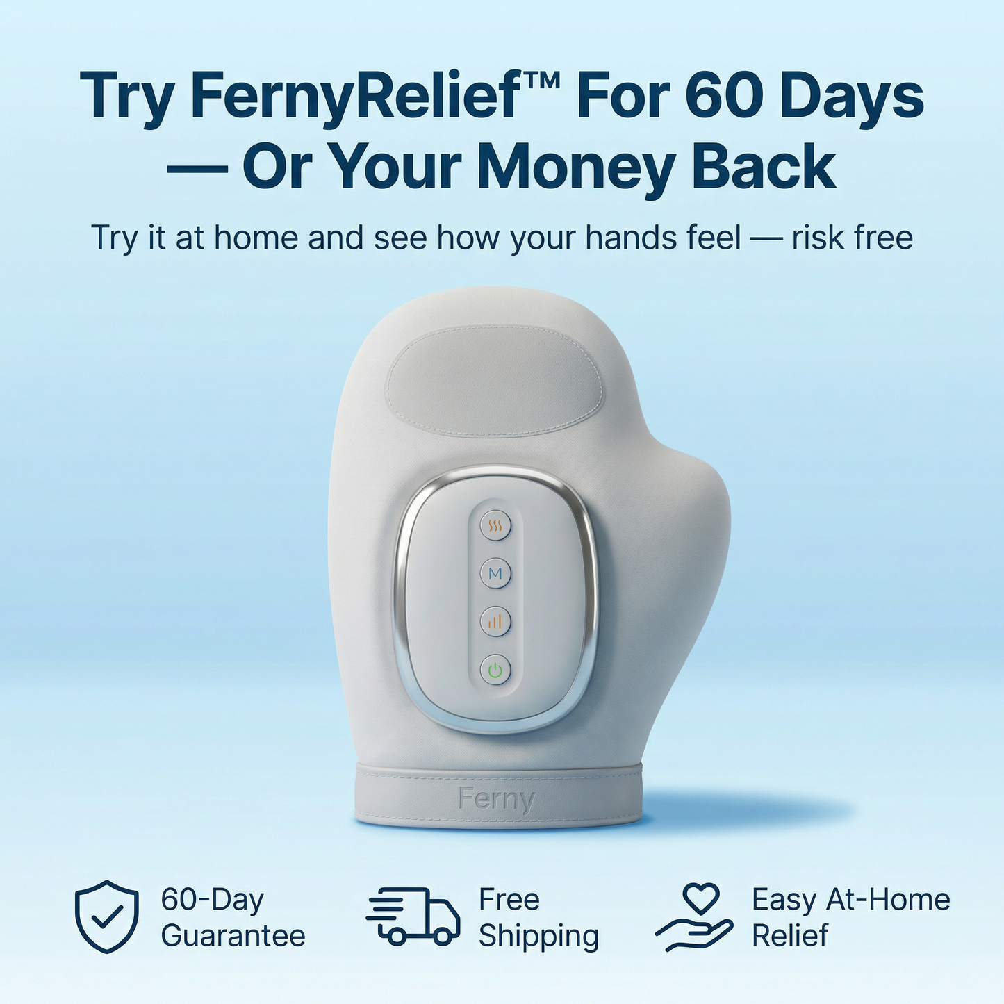 FernyRelief™ – Heated Hand Massager