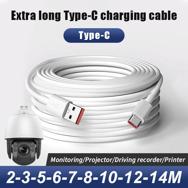 Extra Long USB - C Cable - 10 Feet