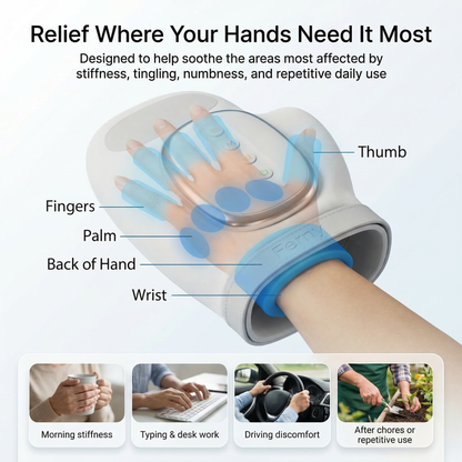 FernyRelief™ – Heated Hand Massager